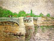Vincent Van Gogh The Seine with the Pont de la Grand Jatte Sweden oil painting artist